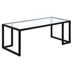 Oscar 45'' Wide Rectangular Coffee Table in Blackened Bronze