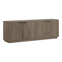 Mansfield Rectangular TV Stand for TV's up to 78" in Antiqued Gray Oak