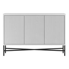 Brighton 48" Wide Rectangular Buffet Table in White