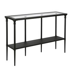 Dafna 45'' Wide Rectangular Console Table in Blackened Bronze