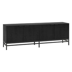 Montello Rectangular TV Stand for TV's up to 78" in Black Grain