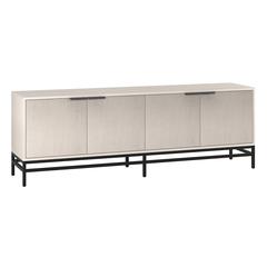 Montello Rectangular TV Stand for TV's up to 78" in Alder White