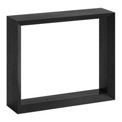 Osmond 36" Wide Rectangular Console Table in Black Grain