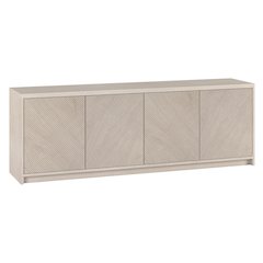 Renad Rectangular TV Stand for TV's up to 78" in Alder White