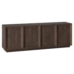 Morse Rectangular TV Stand for TV's up to 75" in Alder Brown
