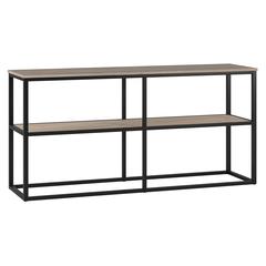 Brasier Rectangular TV Stand for TV's up to 65" in Antiqued Gray Oak