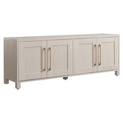 Chabot Rectangular TV Stand for TV's up to 80" in Alder White