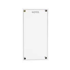 Notes Board 6.5" x 13"H Acrylic