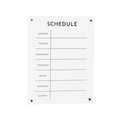 Weekly Wall Calendar 14.5" x 19"H Acrylic