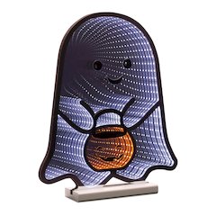 Ghost w/Candy Bucket Ekkolight 16"H