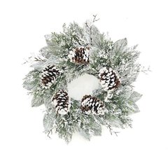Cedar/Magnolia Leaf Wreath 22"D
