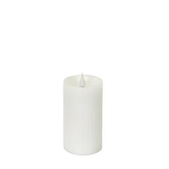 Simplux LED Pillar Candle w/Moving Flame (Set of 2)  3"D x 5"H