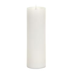 Simplux LED Pillar Candle w/Moving Flame (Set of 2)  3"D x 9"H