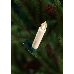 LED Clip-on Taper Candles (Set of 24) w/Remote 4"H