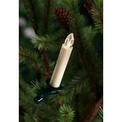 Tree Taper Candle (Set of 12) w/Remote 5.5"H Plastic