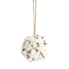 Cotton Orb (Set of 12) 4.5"D Foam/Polyester