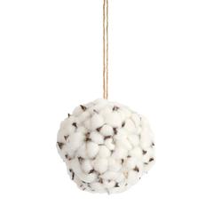 Cotton Orb (Set of 6) 6"D Foam/Polyester