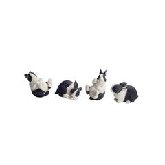 Rabbit (Set of 16) 2"H, 2.5"H, 3.5"H Resin