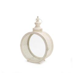 Lantern 17.5"H Metal/Glass