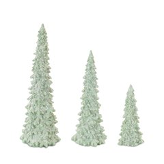 Tree (Set of 6) 5.75"H, 9"H, 11.5"H Resin