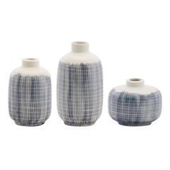 Mini Vase (Set of 6) 3.5"H, 5.25"H, 6.25"H Terra Cotta