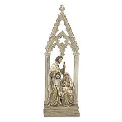 Holy Family w/Arch 23.25"H Resin