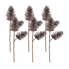 Pine Cone Spray 28"H (Set of 6) Plastic