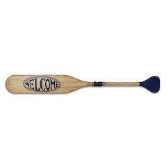 Welcome Oar 35.5"L x 4.5"H Wood