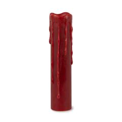 LED Wax Dripping Pillar Candle with remote and 4 and 8 Hour Timer (Set of 2)