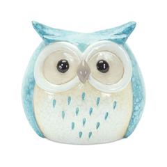 Owl (Set of 3) 3.75"H, 4"H, 4.25"H Terra Cotta