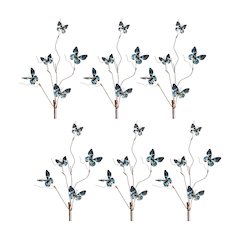 Butterfly Spray (Set of 6) 39"H Polyester