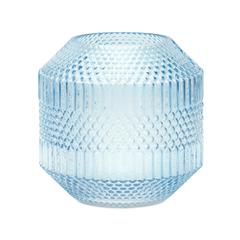Vase 8"D x 8"H Glass