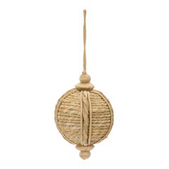 Onion Ornament (Set of 6) 3.25"D x 5.5"H Jute