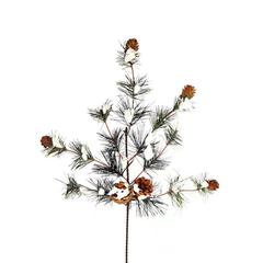 Snowy Pine Spray (Set of 6) 20"H PVC