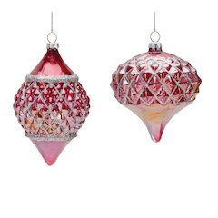 Irredescent Glass Ornament (Set of 6)