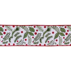 4" x 10 Yds. Ribbon Wired Cotton