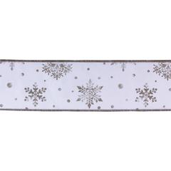 4" x 10 Yds. Ribbon (Set of 2) Wired Cotton