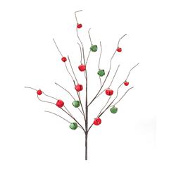 Sleigh Bell Branch (Set of 6) 30"H Metal