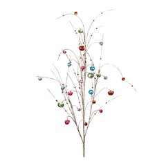 Jingle Bell Spray (Set of 2) 42"H Iron