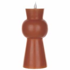 Simplux LED Designer Candle w/4 and 8 Hr Timer (Set of 2) 3.5" x 7.5"H Wax