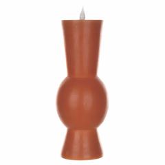 Simplux LED Designer Candle w/4 and 8 Hr Timer (Set of 2) 3.5" x 9.25"H Wax