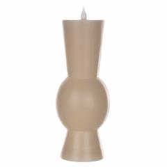 Simplux LED Designer Candle w/4 and 8 Hr Timer (Set of 2) 3.5" x 9.25"H Wax
