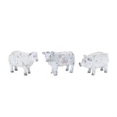 Farm Animal (Set of 3) 3.75"H, 4"H, 4"H Resin