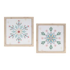 Snowflake Print (Set of 2)