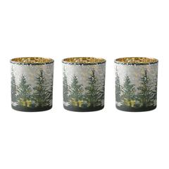 Votive Holder (Set of 3) 3"H Glass