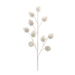 Glitter Pine Cone Spray (Set of 6) 31"H Plastic