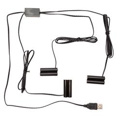 Battery Replacement 3 to 1 (2 x AAA, Set of 2) 18"L Lead Wire, 38"L Lead Wire
