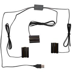 Battery Replacement 3 to 1 (3 x AAA, Set of 2) 18"L Lead Wire, 38"L Lead Wire