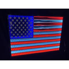 Flag Infinity Light Hanging 23"L x 15.5"H UL Plug