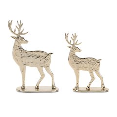 Metal Deer Decor (Set of 2)